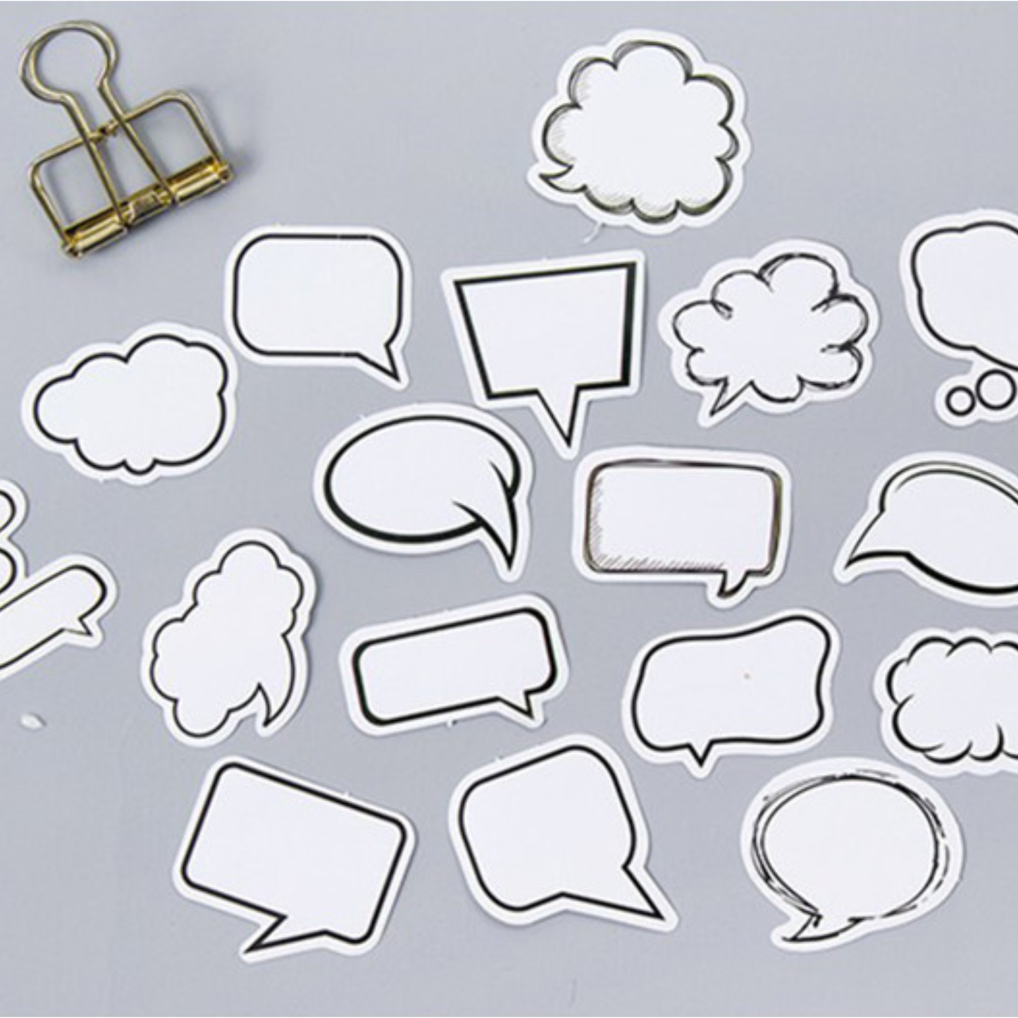 Speech Bubbles - Self Adhesive Sticker Box