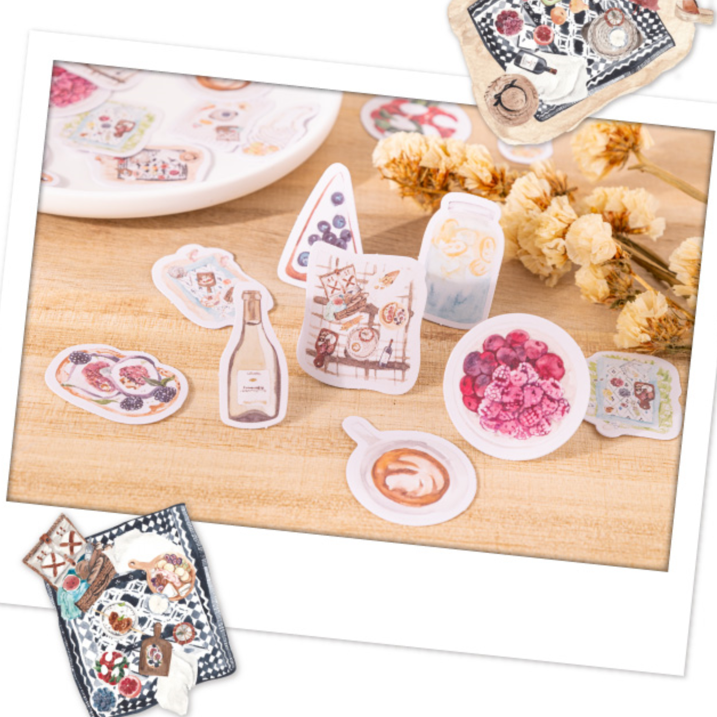 Summer Picnic - Self Adhesive Sticker Box