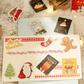 Traditional Christmas - Self Adhesive Sticker Box