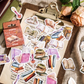 Vintage Library - Self Adhesive Sticker Box