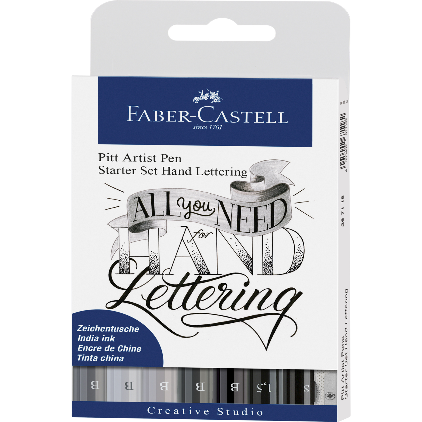 Faber-Castell Pitt Artist Pen Hand Lettering Set – Design Starter Set