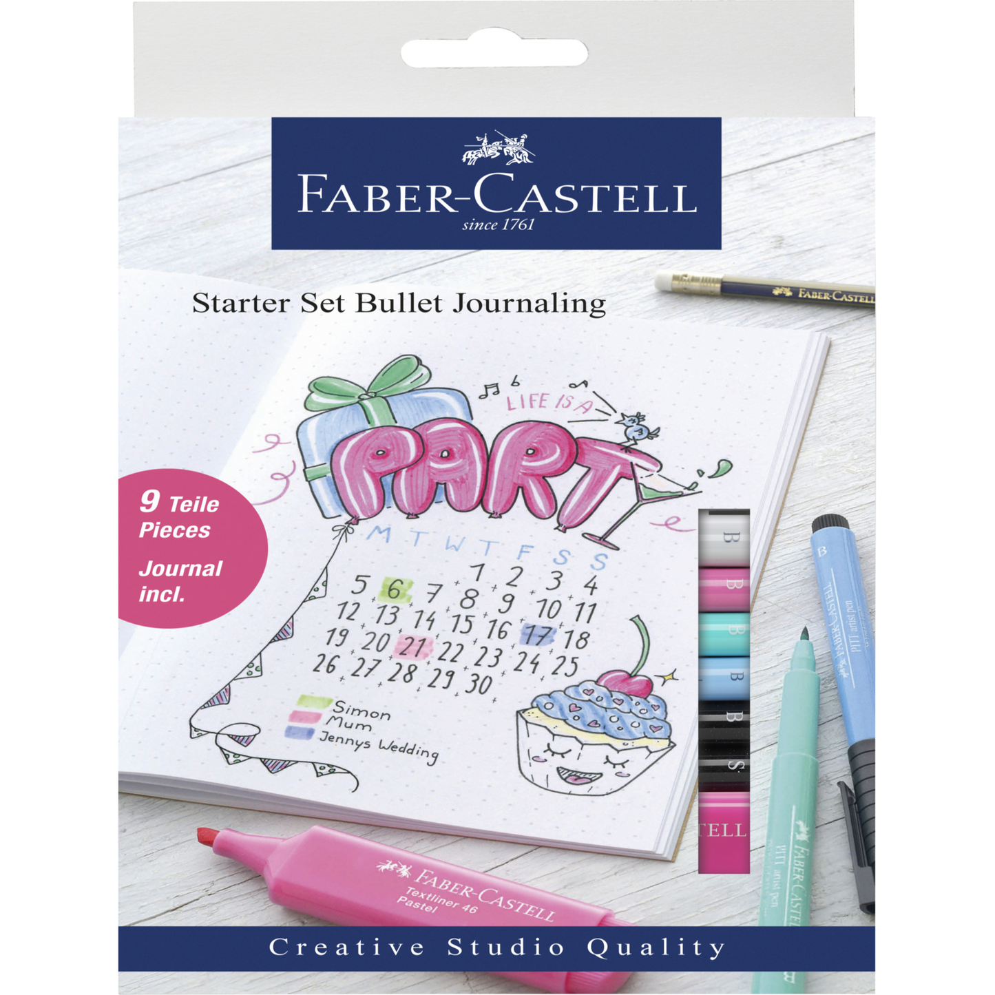 Faber-Castell Bullet Journaling Starter Set – 9 Piece