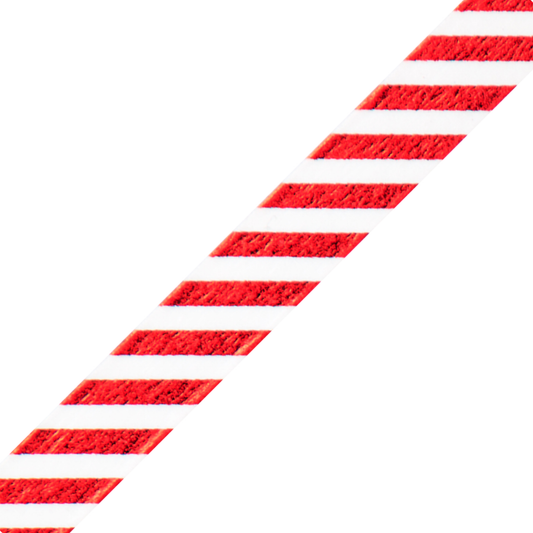 Candy Cane Red Foil - Washi Tape