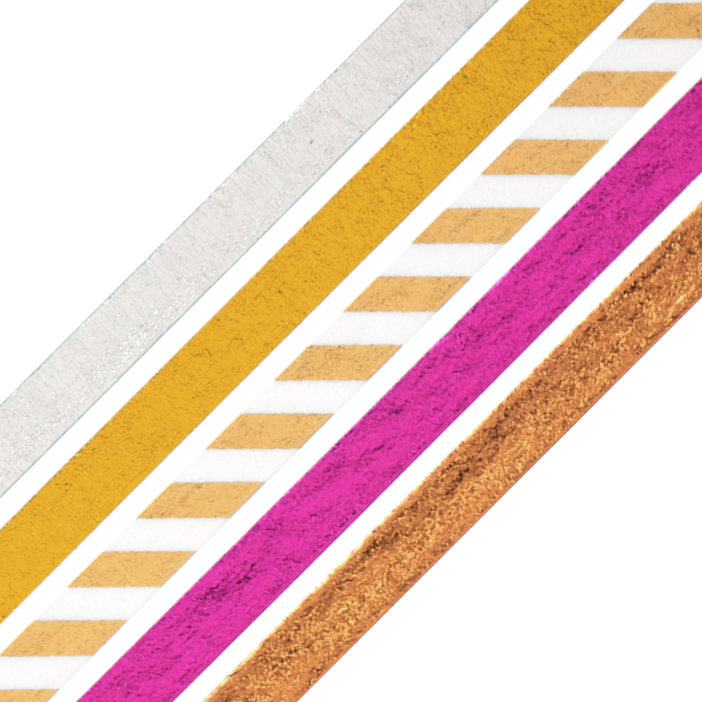 Narrow Metallic Foil Set - Washi Tape