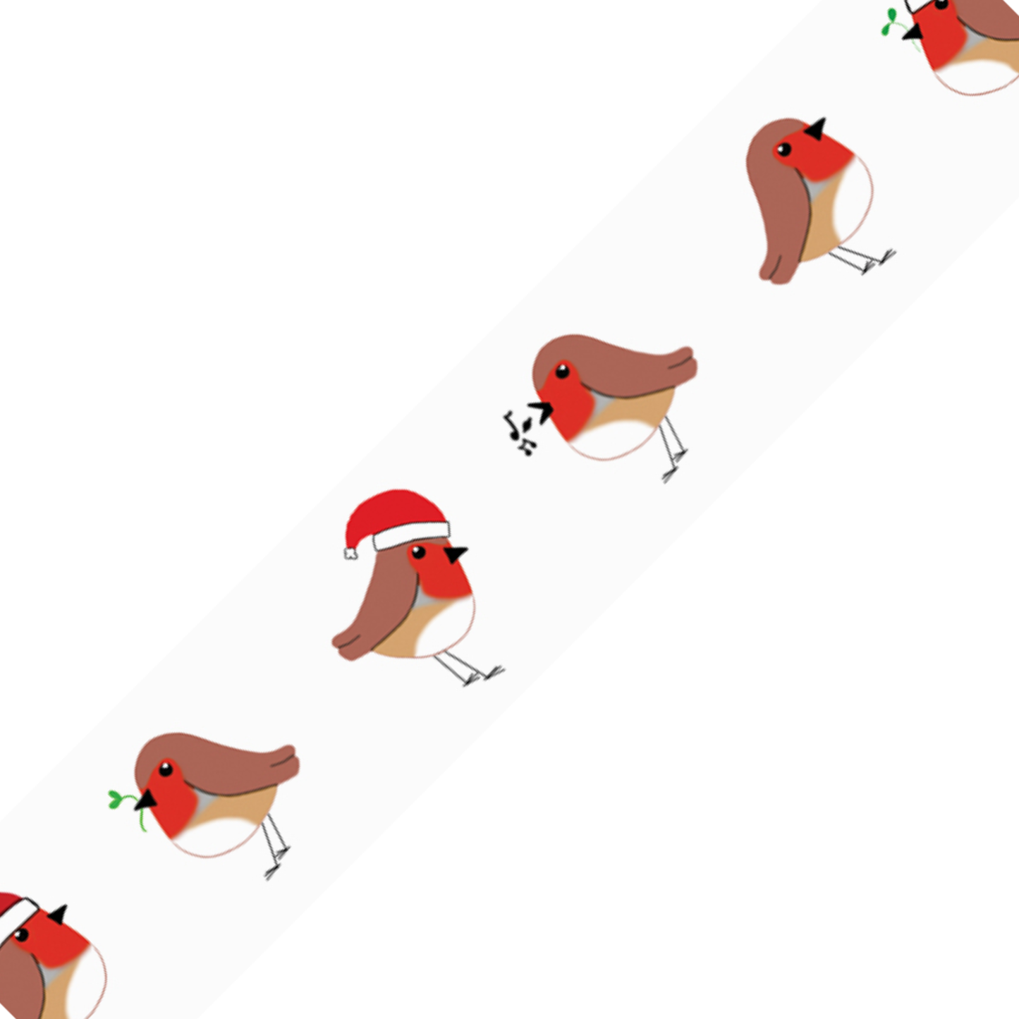 Festive Robins - Washi Tape