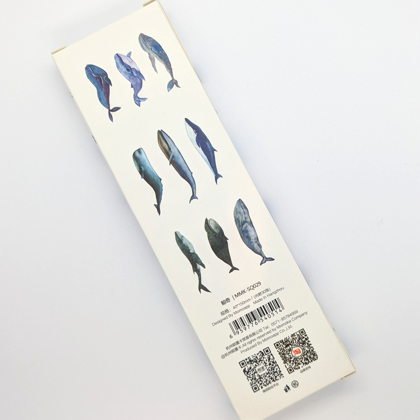 Whale Card Cutouts