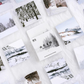 White Snow Scenes - Self Adhesive Sticker Box